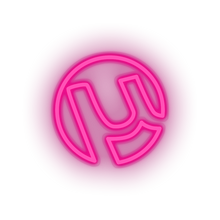 Charger l&#39;image dans la galerie, pink utorrent social network brand logo led neon factory