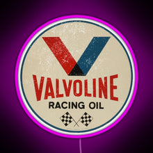 Charger l&#39;image dans la galerie, Valvoline Racing Sign RGB neon sign  pink
