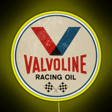 Charger l&#39;image dans la galerie, Valvoline Racing Sign RGB neon sign yellow