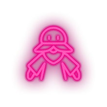 Charger l&#39;image dans la galerie, pink video game character led neon factory