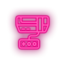 Charger l&#39;image dans la galerie, pink video game console led neon factory