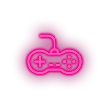 Charger l&#39;image dans la galerie, pink video game controller led neon factory
