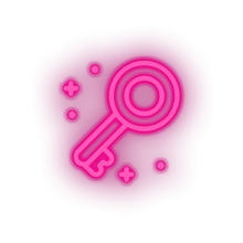 Charger l&#39;image dans la galerie, pink video game key led neon factory