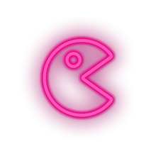 Charger l&#39;image dans la galerie, pink video game pacman led neon factory