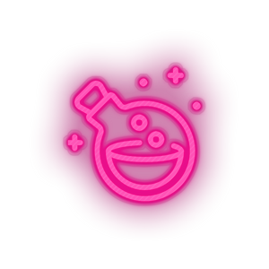 pink video game potion led neon factory
