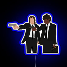 Charger l&#39;image dans la galerie, Vincent and Jules from Pulp Fiction RGB neon sign blue