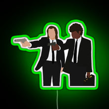 Charger l&#39;image dans la galerie, Vincent and Jules from Pulp Fiction RGB neon sign green