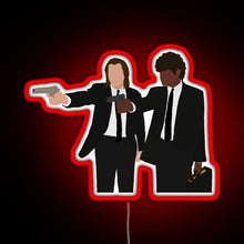 Charger l&#39;image dans la galerie, Vincent and Jules from Pulp Fiction RGB neon sign red
