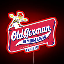 Charger l&#39;image dans la galerie, Vintage Old German Beer Logo RGB neon sign red