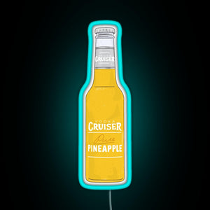 Vodka cruiser design RGB neon sign lightblue 