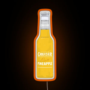 Vodka cruiser design RGB neon sign orange