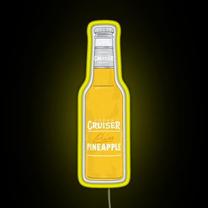 Vodka cruiser design RGB neon sign yellow