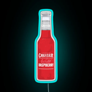 Vodka cruiser design RGB neon sign lightblue 