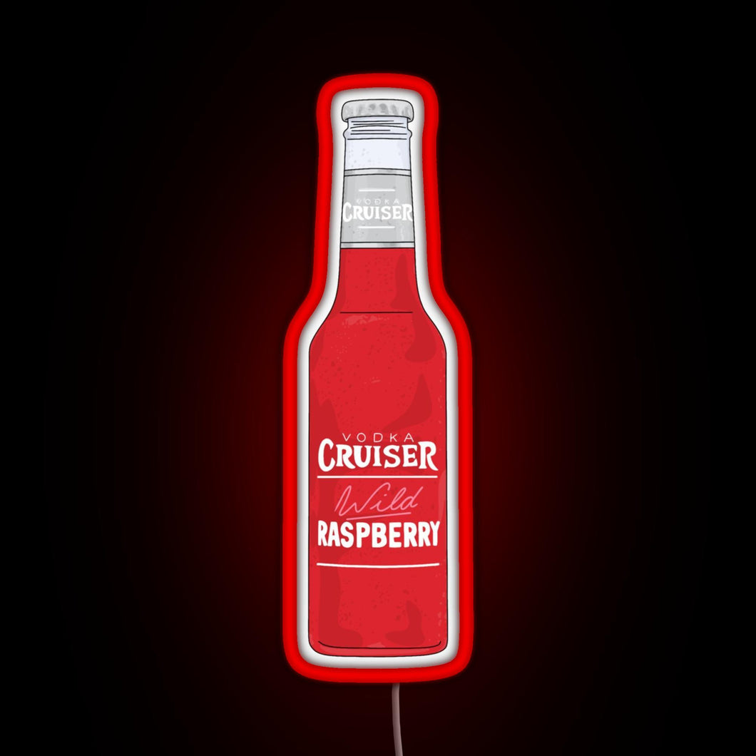 Vodka cruiser design RGB neon sign red