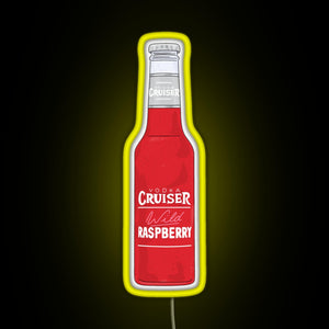 Vodka cruiser design RGB neon sign yellow