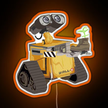 Charger l&#39;image dans la galerie, WALL E RGB neon sign orange