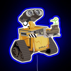 WALL E RGB neon sign blue