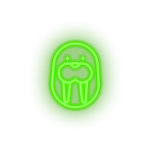 Charger l&#39;image dans la galerie, green walrus neon lights