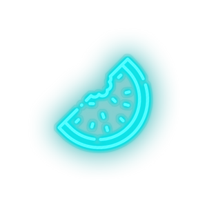 ice_blue water_melon led beach fruit fruit slice holiday summer vacation watermelon neon factory