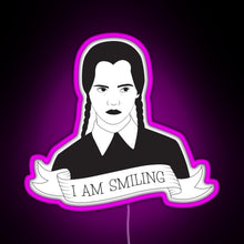 Charger l&#39;image dans la galerie, Wednesday Addams RGB neon sign  pink