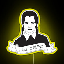 Charger l&#39;image dans la galerie, Wednesday Addams RGB neon sign yellow