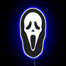 Charger l&#39;image dans la galerie, What s your favourite scary movie RGB neon sign blue