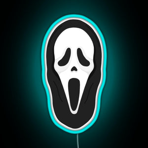 What s your favourite scary movie RGB neon sign lightblue 
