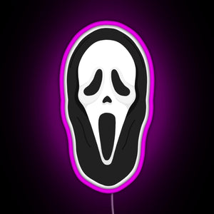 What s your favourite scary movie RGB neon sign  pink
