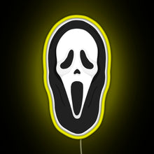 Charger l&#39;image dans la galerie, What s your favourite scary movie RGB neon sign yellow