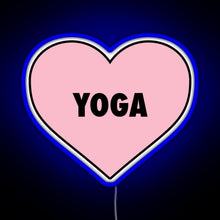 Charger l&#39;image dans la galerie, Yoga Love RGB neon sign blue