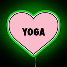 Charger l&#39;image dans la galerie, Yoga Love RGB neon sign green