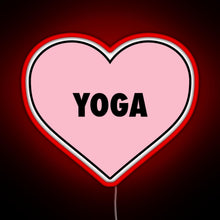 Charger l&#39;image dans la galerie, Yoga Love RGB neon sign red