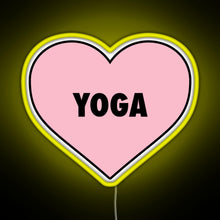 Charger l&#39;image dans la galerie, Yoga Love RGB neon sign yellow